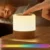 Rechargeable Bedside Touch Lamp: Dimmable LED Night Light with Color Changing RGB