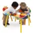 Kids’ Wooden Study Table and Chairs Set with Storage